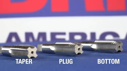 Miniatura 7 de Macho de roscar manual de serie DWT de Drill America, de acero rápido , 1