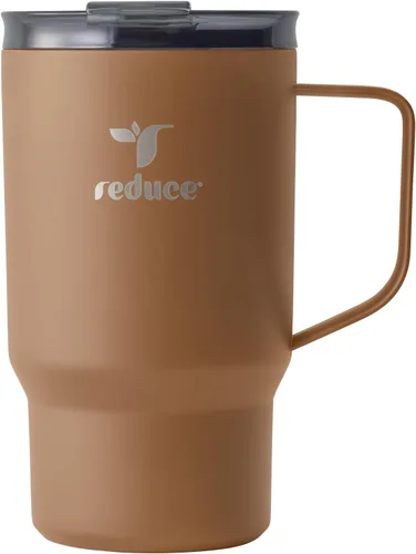 Miniatura 15 de REDUCE Hot1 - Taza aislante de acero inoxidable Hot1 de 18 onzas con tapa de ajuste de temperatura - Vacío de doble pared, compatible con portavasos