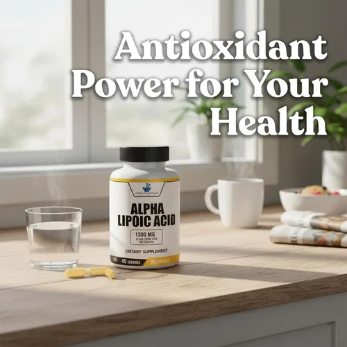 Miniatura 4 de American Standard Supplements Ácido alfa lipoico 1300 mg por porción, vegano, sin gluten, sin OMG, 60 cápsulas, 30 porciones