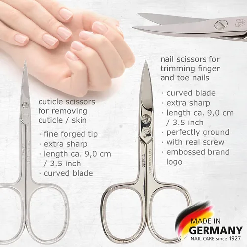 Miniatura 2 de 3 Swords Germany – Juego de 8 piezas para manicura y pedicura profesional para el cuidado de las uñas de los dedos y los dedos del pie tijeras