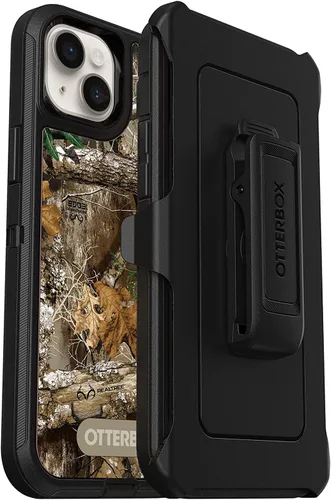Miniatura 10 de OtterBox Defender Screenless Series - Funda con clip para cinturón para iPhone 14 Plus (solamente), embalaje no minorista, color negro