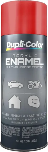 Dupli-Color EPAE10700 Pintura en Aerosol de Esmalte Acrílico Premium - Rojo - Lata de Aerosol de 12 oz