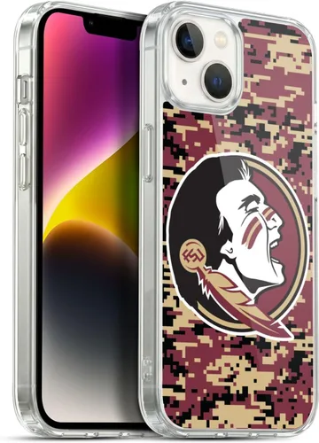 Miniatura 70 de Head Case Designs Funda de gel suave FSU Seminoles de la Universidad Estatal de Florida con licencia oficial compatible con Apple iPhone 13 Pro Max