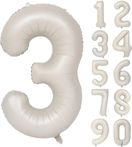 Miniatura 20 de Globos de helio de 40 pulgadas con dígitos dorados para fiesta de cumpleaños., Número 0, 40 pulgadas, número 0 oro 7