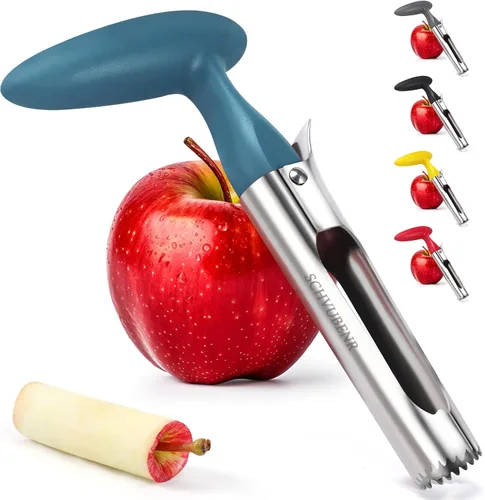 Miniatura 11 de SCHVUBENR Herramienta Premium para Descorazonar Manzanas - Fácil de Usar y Limpiar - Sólido Removedor de Núcleo de Manzana con Serradura Afilada