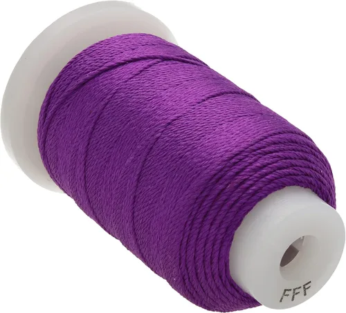 Miniatura 56 de The Beadsmith Cordón de seda pura – Castaño, tamaño E (0.325 mm/0.0128"), 200 yardas (600 pies), carrete de 1/2 onza