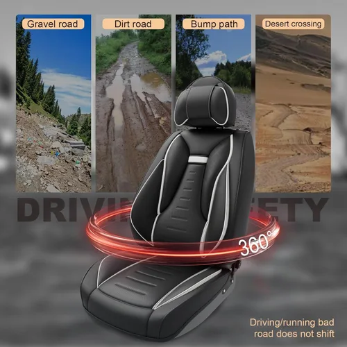 Miniatura 9 de ASLONG 5 fundas de asiento delantero y trasero de automóvil con alas de ángel, accesorios interiores de automóvil con piel de napa a prueba de agua