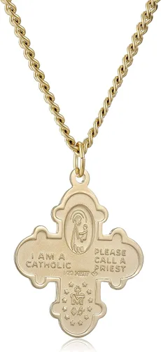 Miniatura 2 de Tienda Collection 4-Way Cross Pendant Necklace 24