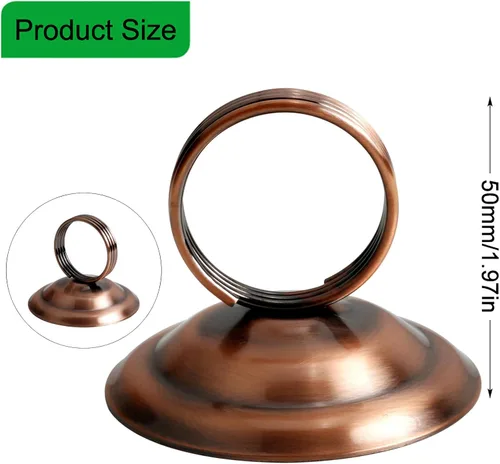 Miniatura 3 de Soporte para números de mesa, soportes para fotos, soporte para tarjetas de lugar, clip de anillo, soporte de menú para tarjetas de menú para boda