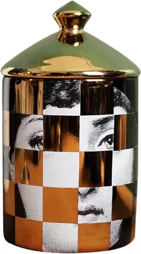 Miniatura 12 de Frasco de Vela Aromática de Gran Ojo Cielo Estrellado Con Tapa Cerámica Portaalgodón Portahisopos Decorativo Para el Hogar, Decoración Para F10