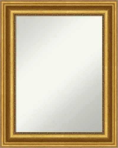 Miniatura 12 de Amanti Art Espejo de pared, elegante espejo con marco de miel cepillada para decoración de pared o uso como espejo de baño para sobre el fregadero