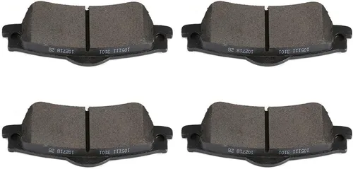 SCITOO D1352 Juego de pastillas de freno semi-metálicas traseras para Chevrolet Caprice 2011-2017, para Chevrolet SS 2014, para Pontiac G8 2008-2009