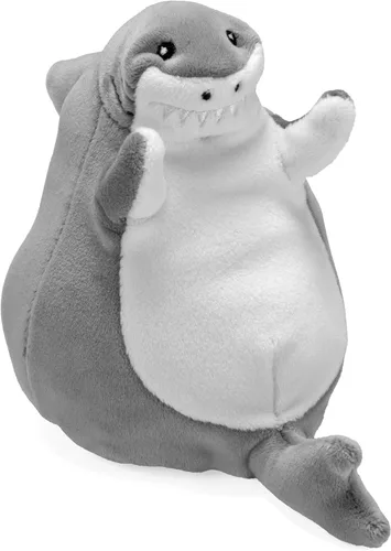 Wild Republic Flipkins Great White Shark - Botellas de agua recicladas de 5 pulgadas, juguete de peluche, relleno