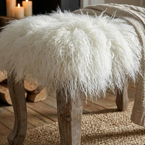Miniatura 7 de Cortesi Home Harlow Bench Ottoman, 26 pulgadas, color blanco