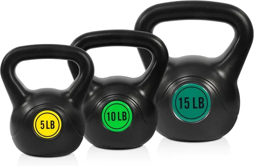 Fitvids Juego de pesas rusas para entrenamiento de fuerza, pesas rusas