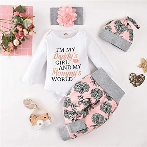 Miniatura 2 de Ropa de bebé recién nacida, ropa de otoño e invierno, pantalones de mameluco para bebés, ropa linda para niñas