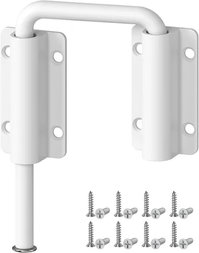 Miniatura 8 de Cerradura de puerta corredera de múltiples ángulos, cerradura de pestillo de aluminio en U para patio de 90/180 grados para puerta de granero