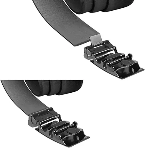 Miniatura 6 de Bluecell 2pcs aleación sólida hebilla automática trinquete cuero cinturón 35MM hebilla para hombres