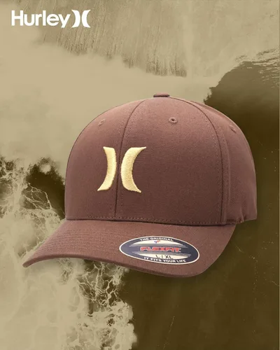 Miniatura 14 de Hurley Gorra de béisbol para hombre - Flexfit - Gorras de béisbol ajustadas para hombre (tamaños: S-XL)