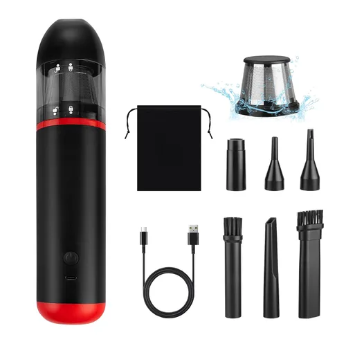 Shop-Vac Aspiradora de coche y plumero 2 en 1, aspiradora inalámbrica portátil de soplado/succión de 14000 Pa, mini soplador, portátil y ligero con