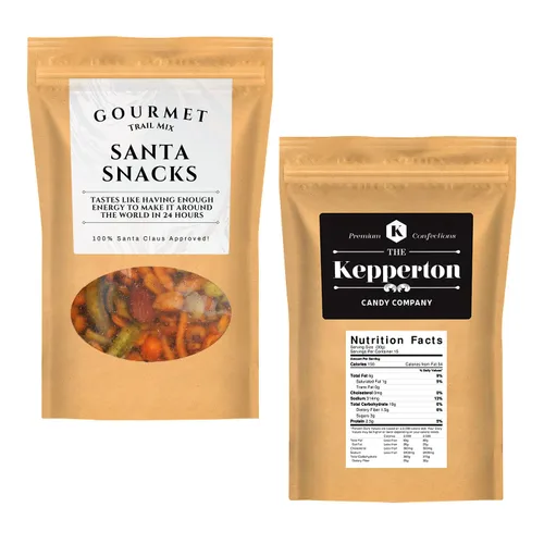 Miniatura 3 de Mezcla de frutos secos gourmet de Santa Snacks – Mezcla de aperitivos picantes de primera calidad para hombres y mujeres – Divertidas cestas