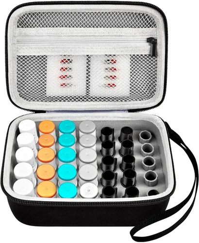 GWCASE Funda compatible con Silhouette para cuchillas Cameo Auto, más de 35 piezas, contenedor organizador de herramientas para papel kraft rotativo
