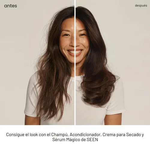 Miniatura 4 de SEEN Paquete de champú y acondicionador, sin fragancia, juego de cuidado del cabello no comedogénico, desarrollado por dermatólogos, seguro