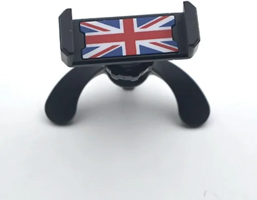 Miniatura 5 de Soporte de teléfono para automóvil, soporte de teléfono Union Jack para ventilación circular de aire para Mini Cooper Serie R soporte manos libres