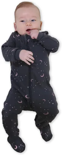 Miniatura 17 de DDY Traje de nieve para bebé niña niño de 0 a 3 meses, chaqueta de plumón con capucha, mameluco para bebé, mameluco para invierno, color gris