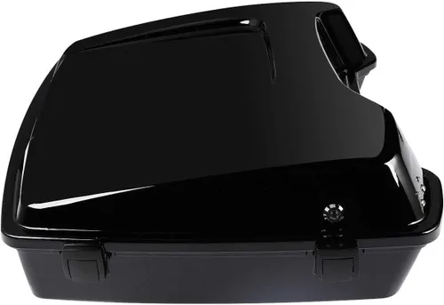 Miniatura 9 de TCT-MOTORPARTS Tronco y respaldo picados color negro vivo para Harley 1997-2013 Touring Electra Glide Ultra Limited Street Glide Raod Glide