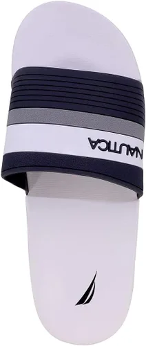 Miniatura 4 de Nautica Athletic Slide Comfort sandalias para hombre, Azul, 7