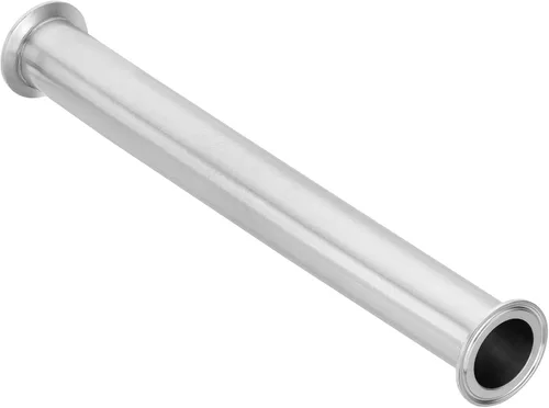 Miniatura 33 de PATIKIL Tubo de tres abrazaderas de diámetro exterior de 1 1/2 pulgadas, tubo sanitario de carrete con brida de virola de 1.988 in