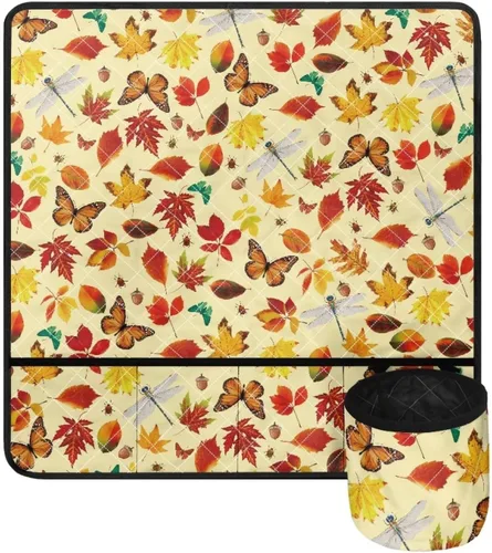 Miniatura 24 de Tapete para máquina de coser de teñido anudado con bolsillos, impermeable, organizador para máquina de coser para reducir el ruido, tapete protector