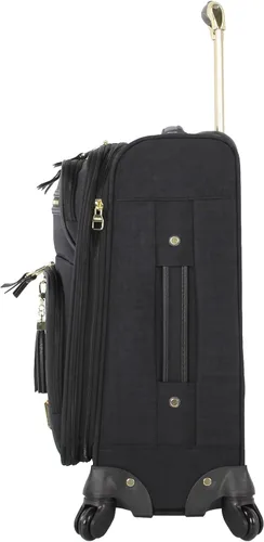 Miniatura 3 de Steve Madden Designer Luggage Collection - Maleta ligera y expandible para hombres y mujeres, bolsa de transporte duradera de 20 pulgadas con ruedas