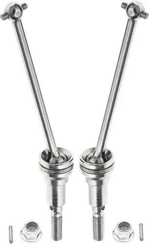 kingsea Eje de transmisión de aluminio metálico, M16105 RC eje de transmisión delantero compatible con HAIBOXING1/16 16889 16889A S1601 RC Cars