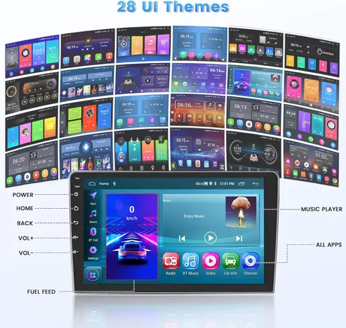 Miniatura 6 de [DSP y ecualizador] Roinvou 2+64G Radio de coche para Honda Civic 2012 2013 2014 2015 Carplay inalámbrico/Android Auto, pantalla táctil IPS de 9