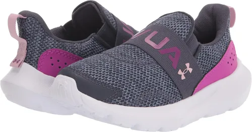 Miniatura 7 de Under Armour Tenis unisex para correr preescolar Surge 3 sin cordones para niños