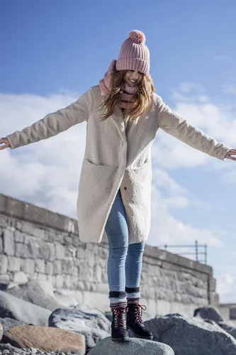 Miniatura 6 de HEAT HOLDERS - Sombrero térmico de invierno con forro polar grueso para mujer con pompón