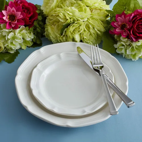 Miniatura 2 de Mikasa Plato de ensalada French Country, 8 pulgadas, blanco - F9000-202