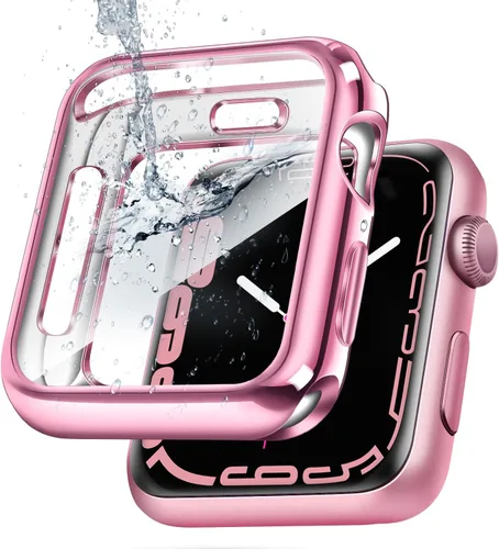 Miniatura 37 de top4cus - Funda ecológica protectora, de TPU suave y flexible, compatible con iWatch Series 5, Series 4, Series 3, Series 2 y Series 1 Dorado