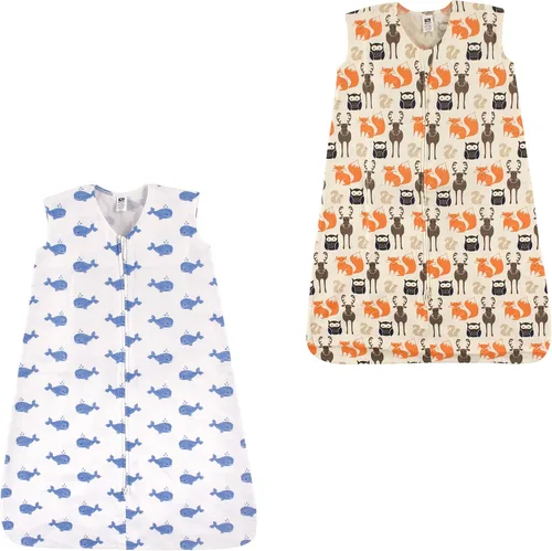 Miniatura 4 de Hudson Baby Saco de dormir unisex de algodón sin mangas para bebé, saco de dormir, manta Bosque Azteca