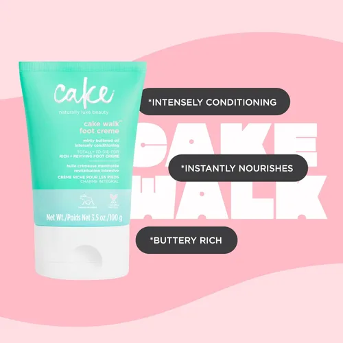 Miniatura 5 de Cake Beauty Walk Triplemint Crema para pies, 3.5 onzas líquidas