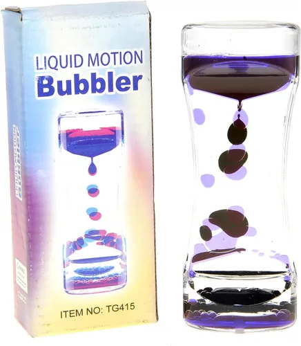Miniatura 7 de PowerTRC Liquid Motion Bubbler, relajante y calmante para la ansiedad, autismo y TDAH divertido temporizador de burbujas regalo para niños y adultos