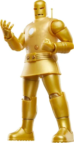 Miniatura 4 de Marvel Legends Series Iron Man (Modelo 01 - Oro), Figura de acción coleccionable de Iron Man Comics de 6 pulgadas, tarjeta de ampolla de inspiración