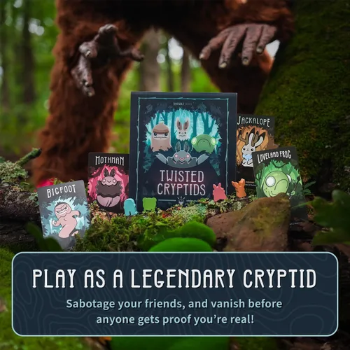 Miniatura 2 de Unstable Games Twisted Cryptids Juego de Mesa - Juego de Cartas de Estrategia para Adultos y Niños - Juegos de Mesa Familiares para 2-4 Jugadores