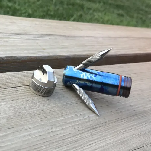 Miniatura 2 de Gancho de agarre de titanio (azul)