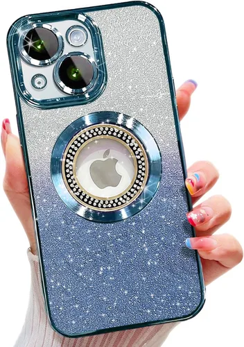 Miniatura 73 de Misscase Funda magnética con purpurina para iPhone 11 compatible con MagSafe, protección completa, delgada, a prueba de golpes, antiarañazos