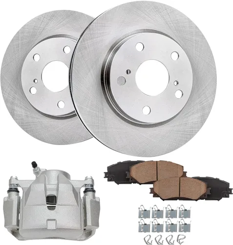 Miniatura 56 de Detroit Axle - 4 rotores de freno para Ford 2012 2013 2014 F-150 Lobo, repuesto de rotores de freno de disco: rotor delantero de 13.78 pulgadas
