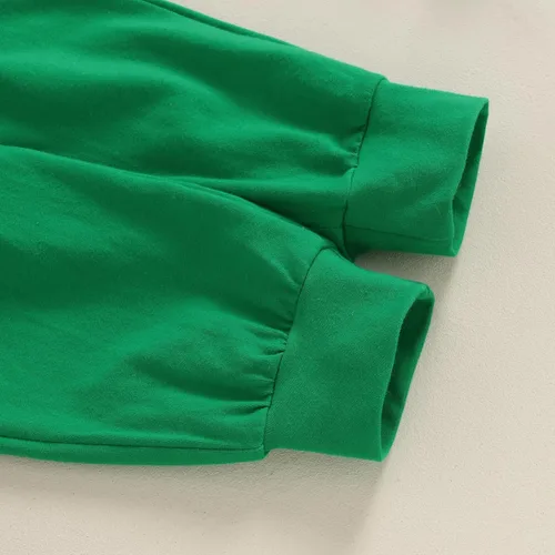 Miniatura 7 de Ropa para el día de San Valentín para bebé, sudadera de manga larga con letras, pantalones deportivos elásticos para otoño e invierno