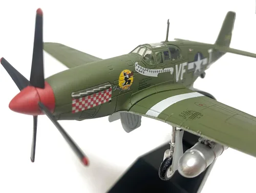Miniatura 9 de Modelo de avión fundido a troquel P-51 Mustang 1/72 de América del Norte